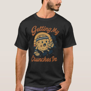 Camiseta Recebendo Meus Bêbados No ginásio Fazendo Cookies