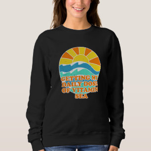 Camiseta Recebendo Minha Dose Diária De Vitamina Sea Beach 