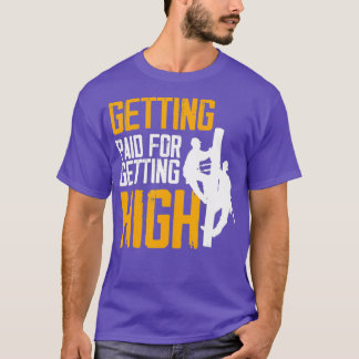 Camiseta Recebendo O Pagamento De Um Alto Trabalhador De Li