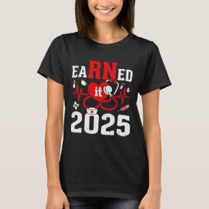 Camiseta Recebeu 2025 Para Graduação De Enfermeiros Ou Rn L