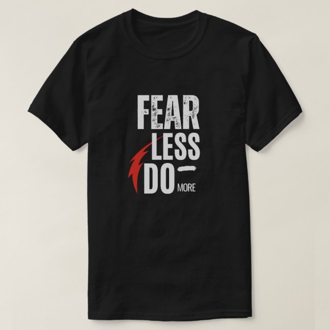 Camiseta Receio menos faça mais (Frente do Design)