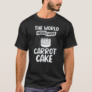 Camiseta Receita de Bolo de Cenoura Cupcakes Torta Sem Glút