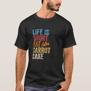 Camiseta Receita de Bolo de Cenoura Cupcakes Torta Sem Glút