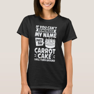 Camiseta Receita de Bolo de Cenoura Cupcakes Torta Sem Glút