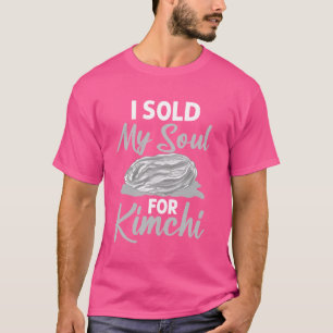 Camiseta Receita de Comida com Engraçado da Kimchi Coreano
