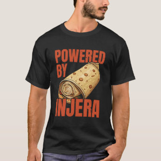 Camiseta Receita de Pancake Injera, Comida Etíope - Pão
