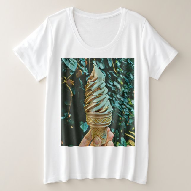 Camiseta Receita de sorvete (Frente do Design)