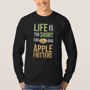 Camiseta Receitas de Apple Fritter Donuts Pão Sem Glúten Ve