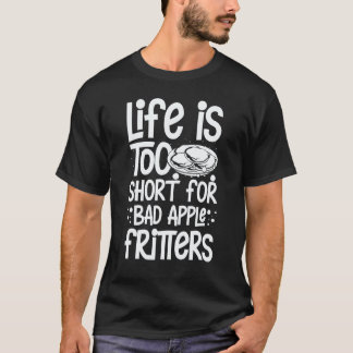 Camiseta Receitas de Rosca de Maçã Donuts Pão Sem Glúten Ve