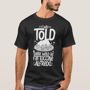 Camiseta Receitas Veganas de Molho de Frango Fettuccine Alf