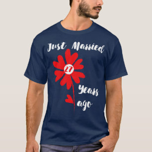 Camiseta Recem casados 27 Anos Atrás, Família Casada, Espos