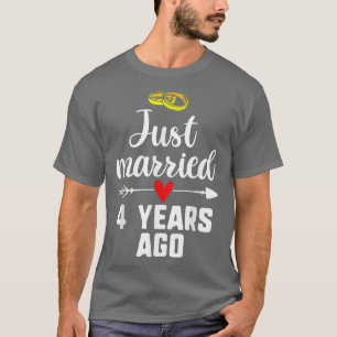 Camiseta Recem casados 4 Anos Atrás, Casais Namorados