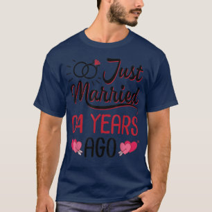 Camiseta Recem casados 4 Anos Atrás Casamento Aniversário H