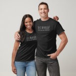 Camiseta Recem casados ao meu Segundo grau, querida<br><div class="desc">"Recem casados! para minha querida Segundo grau" Romântica Citando a Camisa de Casamento da Tipografia para as Newly Weds :)</div>