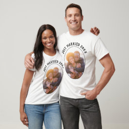 Camiseta Recem casados | Casal Feliz, Unisex White
