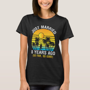 Camiseta Recem casados De Casamento Da Mulher Do Marido, Há