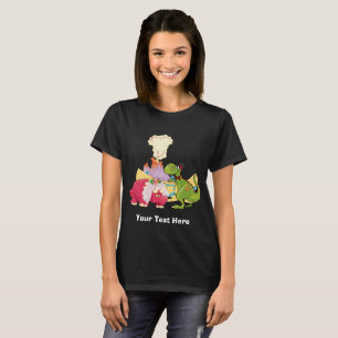 Camiseta Recem casados de dinossauro
