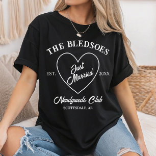 Camiseta Recem casados do Clube Social da Lua de Honra Pers