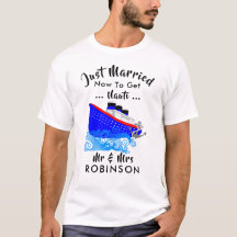 Recem casados Funny Cruise Ship Nauti Graphic