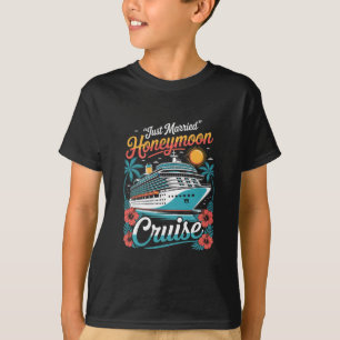 Camiseta Recém-Casados Lua de Mel Correspondente Férias no