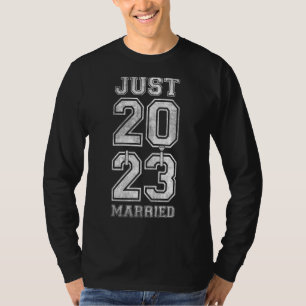 Camiseta Recem casados Nova Esposa Novo Marido Corresponden