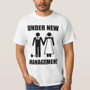 Camiseta Recem casados, sob novo gerenciamento