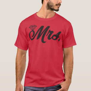 Camiseta Recem casados Wife Bride Noivado Honeymoon