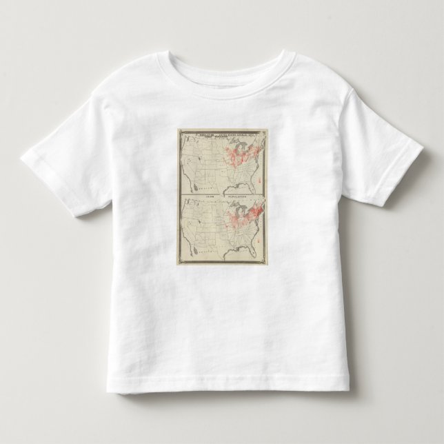 Camiseta Recenseamento dos Estados Unidos da população (Frente)