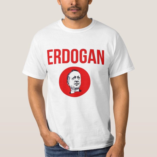 Camiseta Recep Tayyip Erdogan - Türkiye - Turquia (Frente)