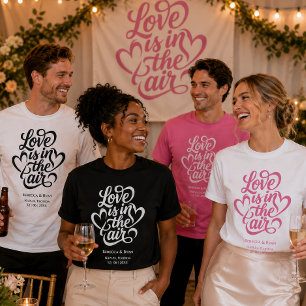 Camiseta Recepção de Casamento Amor no Ar