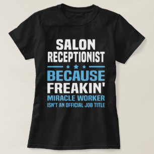 Camiseta Recepcionista do Salão