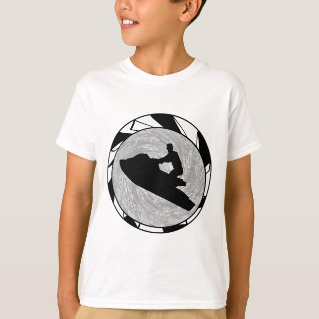 CAMISETA RECEPTOR ACÚSTICO DO ESQUI DO JATO (Frente)
