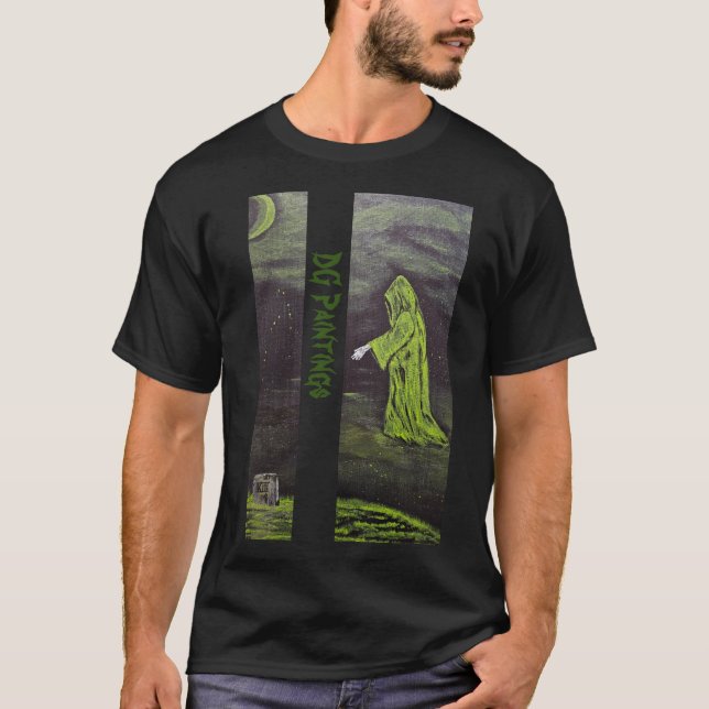 Camiseta Receptor de Grim da DG Pinturas (verde) (Frente)