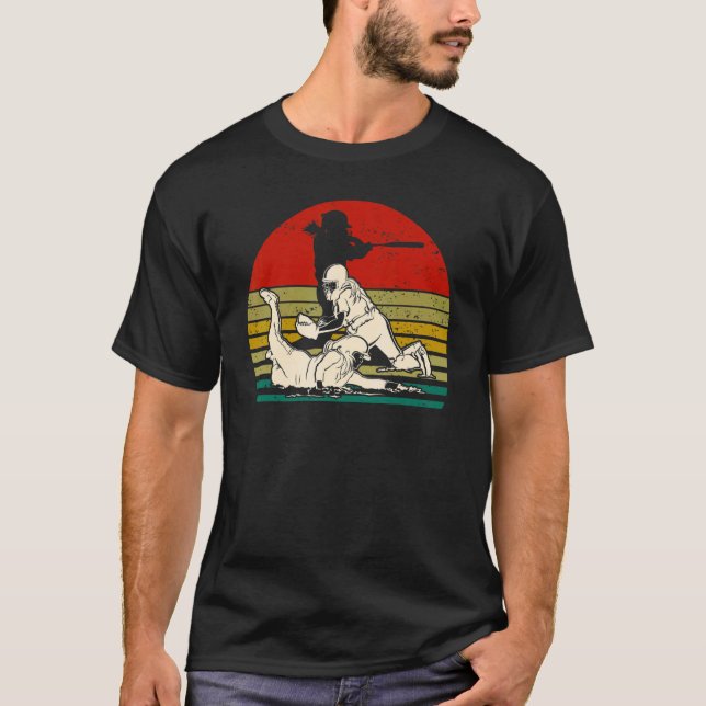 Camiseta Receptor de softball antigo (Frente)