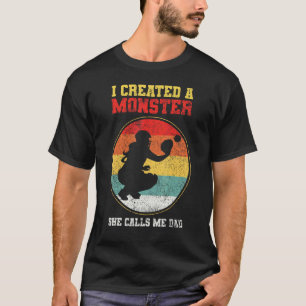 Camiseta Receptor Softbol Pai Dia dos Pais 1