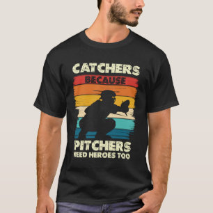 Camiseta Receptores Porque os Arremessadores Precisam de He
