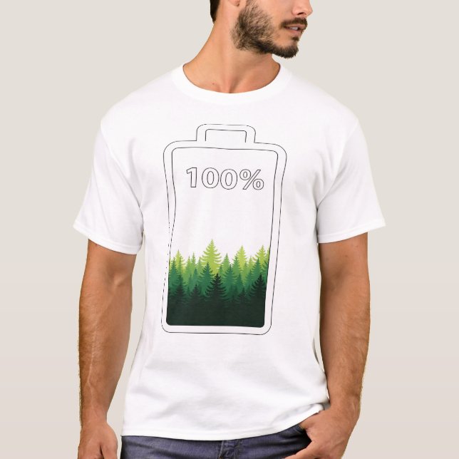 Camiseta Recharge Your Soul in the Great Outdoors (Frente)