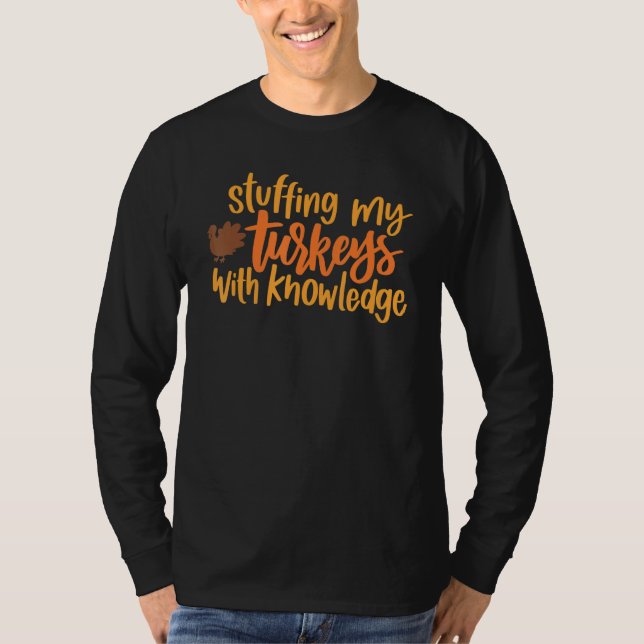 Camiseta Recheando Meus Perus Com Conhecimento (Frente)
