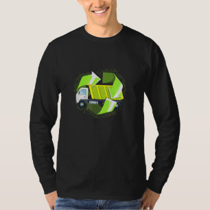 Camiseta Reciclagem De Caminhão Gargabe Para Crianças