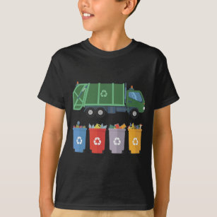 Camiseta Reciclagem de lixo para crianças