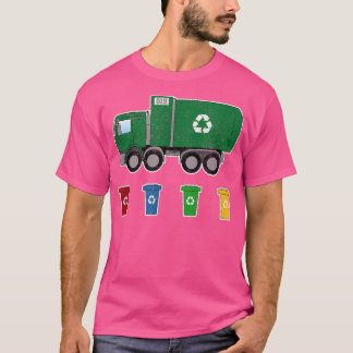 Camiseta Reciclagem Dia D das Latas Coloridas de Caminhão c