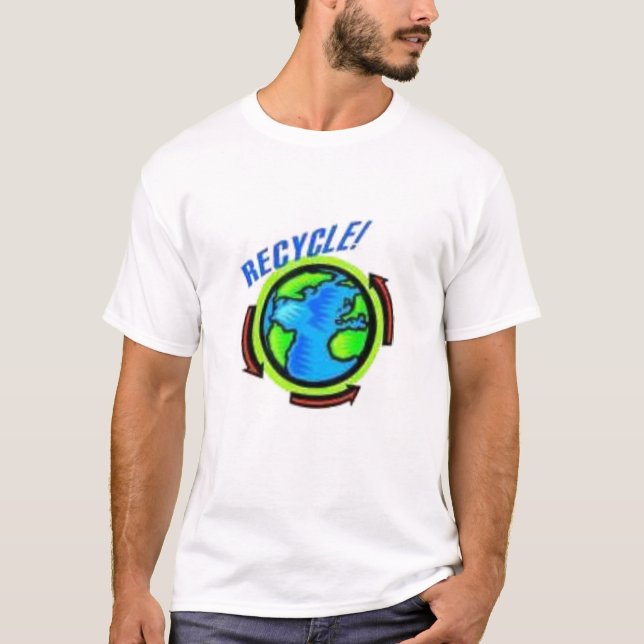 Camiseta Reciclagem do apoio (Frente)