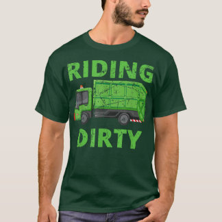 Camiseta Reciclagem Lixo Lixo Crianças De Caminhão Que Vive