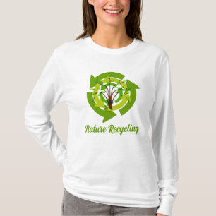 Camiseta Reciclagem natural