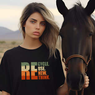 Camiseta Reciclar reduzir reutilização repensar