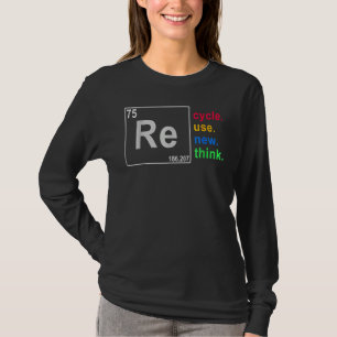 Camiseta Reciclar Reutilizar Renovar Repensar Crise Ambient