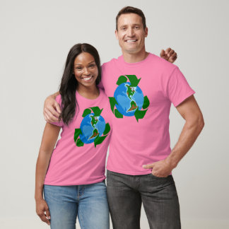 Camiseta reciclar salvar a terra