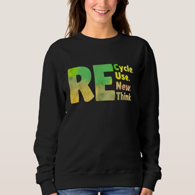 Camiseta Recicle Reutilize Renove Repense Dia da Terra 2023 (Frente)