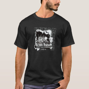 Camiseta Recife de Tartaruga de Mergulho _1