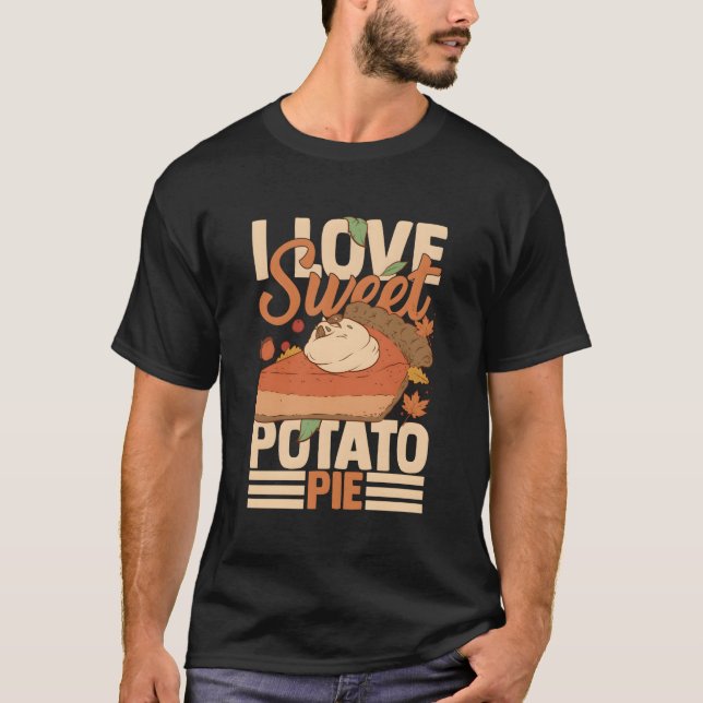 Camiseta Recipiente De Batata Doce Recipe De Vegan (Frente)